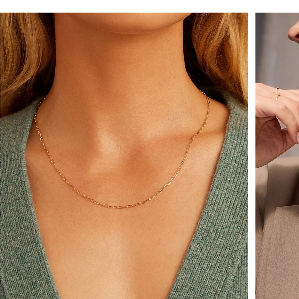 Gorjana Fine Jewlery 14k Delicate Gold Necklace